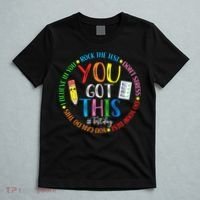 Test Day Rock The Test Teacher Testing Day You Got This T-Shirt thumb 5