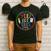 Test Day Rock The Test Teacher Testing Day You Got This T-Shirt thumb 6