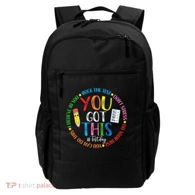 Test Day Rock The Test Teacher Testing Day You Got This Backpack