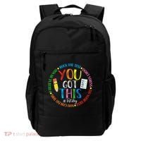 Test Day Rock The Test Teacher Testing Day You Got This Backpack thumb 0