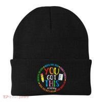 Test Day Rock The Test Teacher Testing Day You Got This Beanie thumb 0