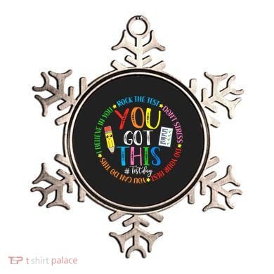 Test Day Rock The Test Teacher Testing Day You Got This Ornament