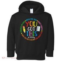 Test Day Rock The Test Teacher Testing Day You Got This Toddler Hoodie thumb 0