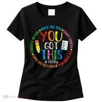 Test Day Rock The Test Teacher Testing Day You Got This Women's T-Shirt thumb 0