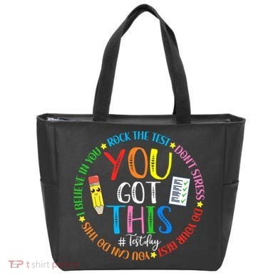Test Day Rock The Test Teacher Testing Day You Got This Tote Bag