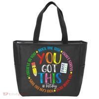 Test Day Rock The Test Teacher Testing Day You Got This Tote Bag thumb 0