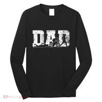 Triathlon Dad Swim Bike Run Father's Day Long Sleeve Shirt thumb 0