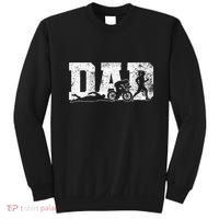 Triathlon Dad Swim Bike Run Father's Day Sweatshirt thumb 0