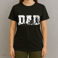 Triathlon Dad Swim Bike Run Father's Day T-Shirt thumb 4