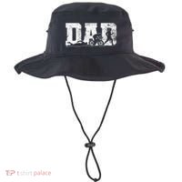 Triathlon Dad Swim Bike Run Father's Day Bucket Hat thumb 0