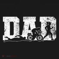 Triathlon Dad Swim Bike Run Father's Day Pajama Set thumb 2