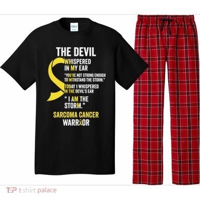 The Devilgift Sarcoma Cancer Awareness Item Great Gift Pajama Set