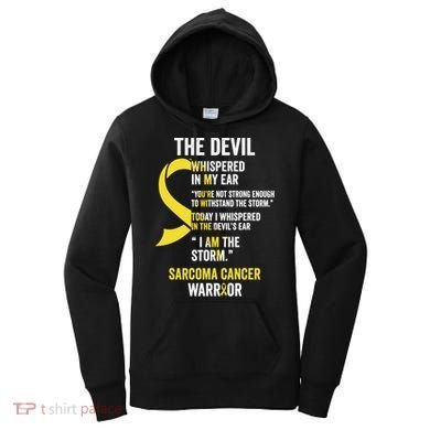 The Devilgift Sarcoma Cancer Awareness Item Great Gift Women's Hoodie