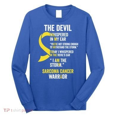 The Devilgift Sarcoma Cancer Awareness Item Great Gift Long Sleeve Shirt