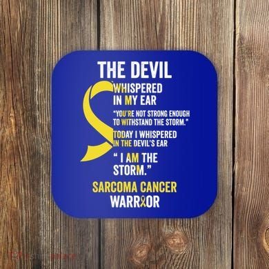 The Devilgift Sarcoma Cancer Awareness Item Great Gift Coaster