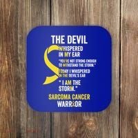 The Devilgift Sarcoma Cancer Awareness Item Great Gift Coaster thumb 0