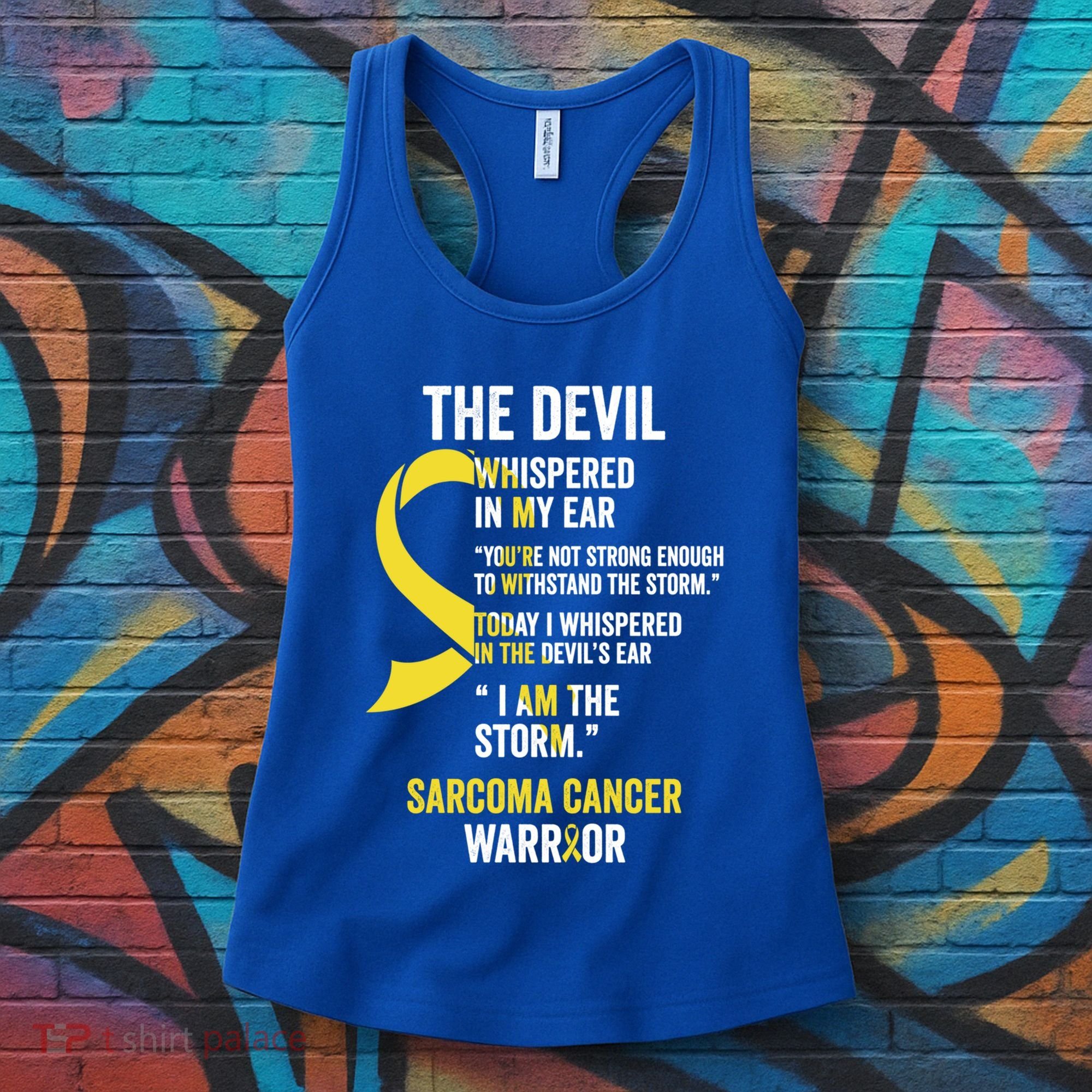 The Devilgift Sarcoma Cancer Awareness Item Great Gift Women's Tank Top