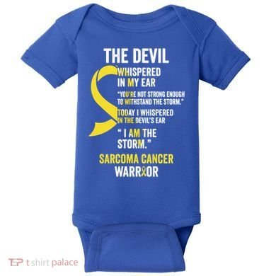 The Devilgift Sarcoma Cancer Awareness Item Great Gift Baby Bodysuit