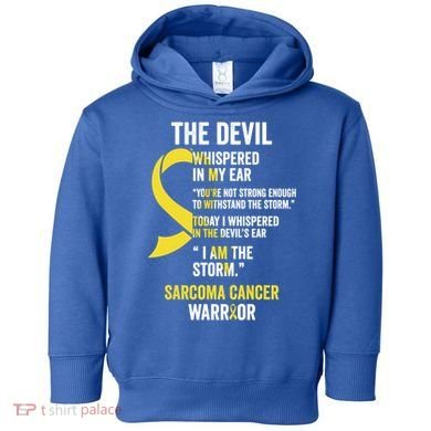 The Devilgift Sarcoma Cancer Awareness Item Great Gift Toddler Hoodie