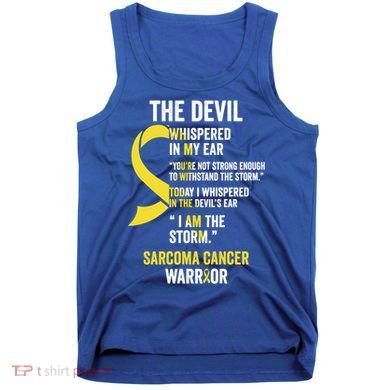 The Devilgift Sarcoma Cancer Awareness Item Great Gift Tank Top