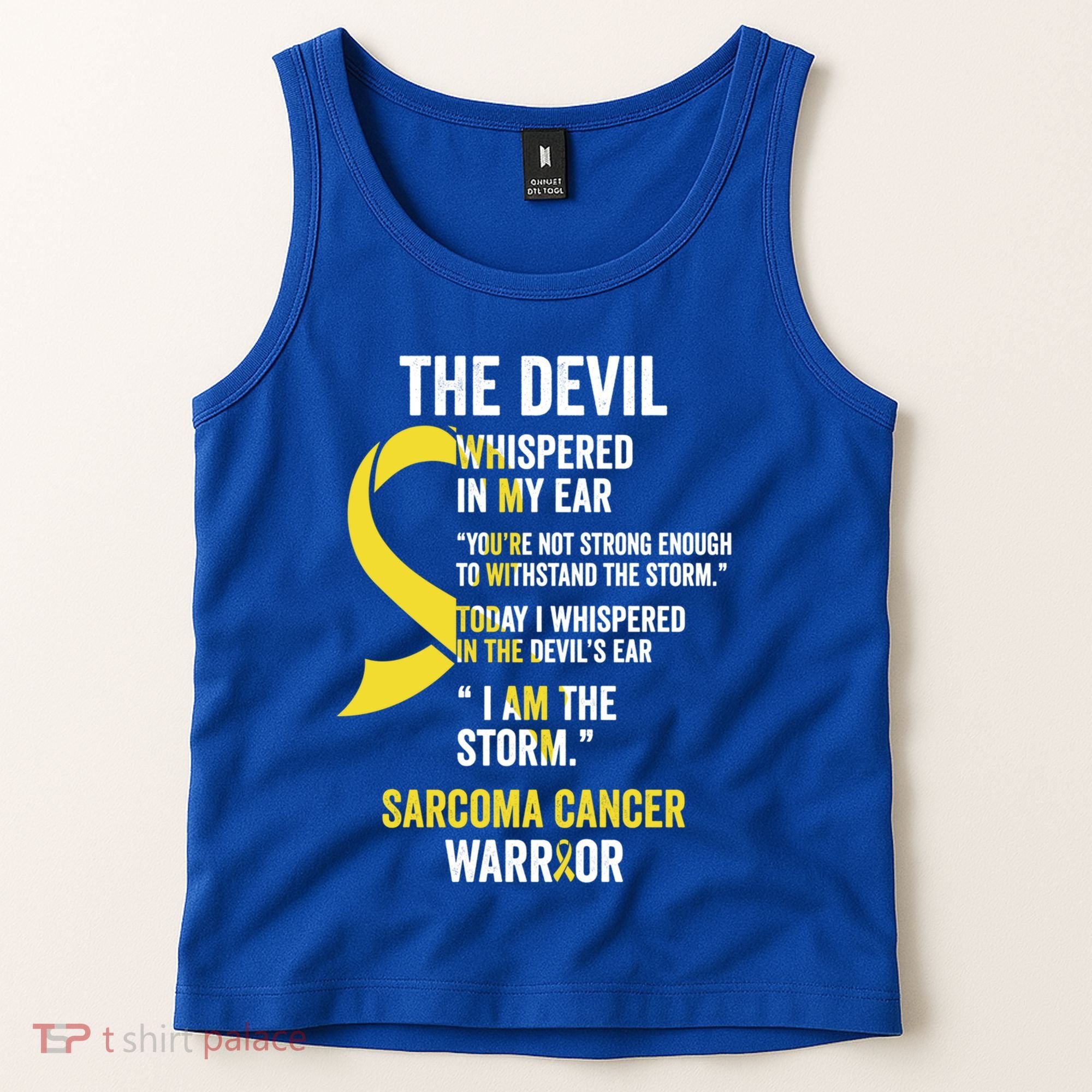 The Devilgift Sarcoma Cancer Awareness Item Great Gift Tank Top