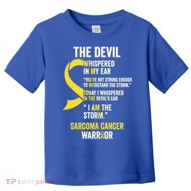 The Devilgift Sarcoma Cancer Awareness Item Great Gift Toddler T-Shirt