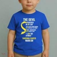 The Devilgift Sarcoma Cancer Awareness Item Great Gift Toddler T-Shirt thumb 2