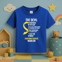 The Devilgift Sarcoma Cancer Awareness Item Great Gift Toddler T-Shirt thumb 3