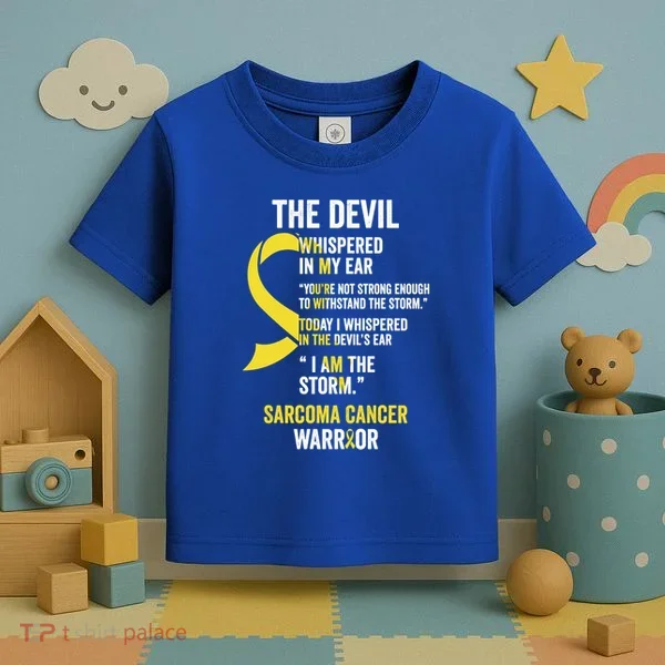 The Devilgift Sarcoma Cancer Awareness Item Great Gift Toddler T-Shirt