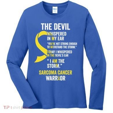 The Devilgift Sarcoma Cancer Awareness Item Great Gift Women's Long Sleeve Shirt