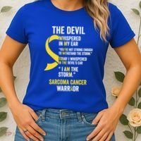 The Devilgift Sarcoma Cancer Awareness Item Great Gift Women's T-Shirt thumb 2