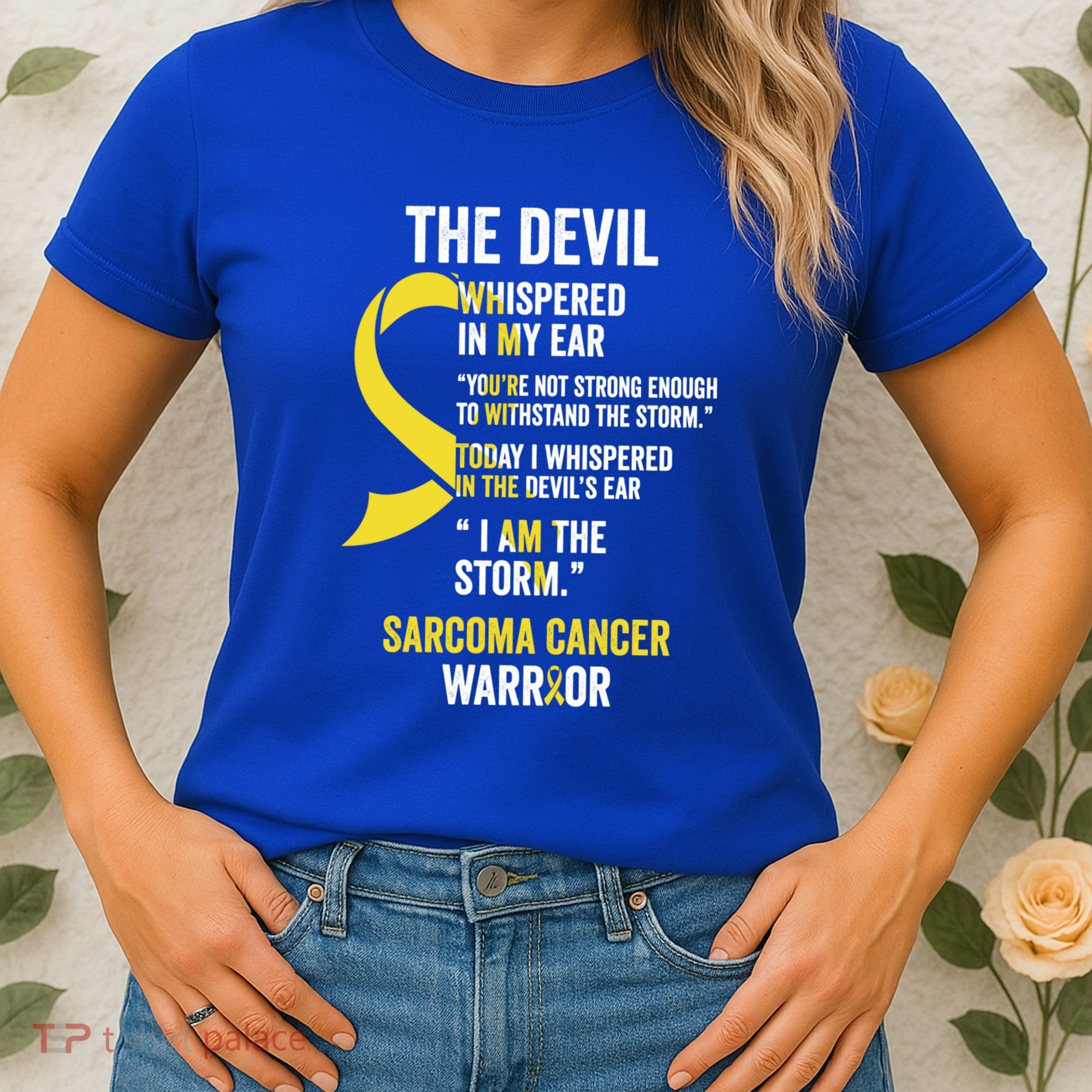 The Devilgift Sarcoma Cancer Awareness Item Great Gift Women's T-Shirt
