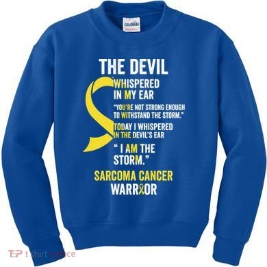 The Devilgift Sarcoma Cancer Awareness Item Great Gift Kids Sweatshirt