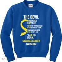 The Devilgift Sarcoma Cancer Awareness Item Great Gift Kids Sweatshirt thumb 0
