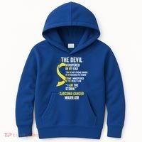 The Devilgift Sarcoma Cancer Awareness Item Great Gift Kids Hoodie thumb 0