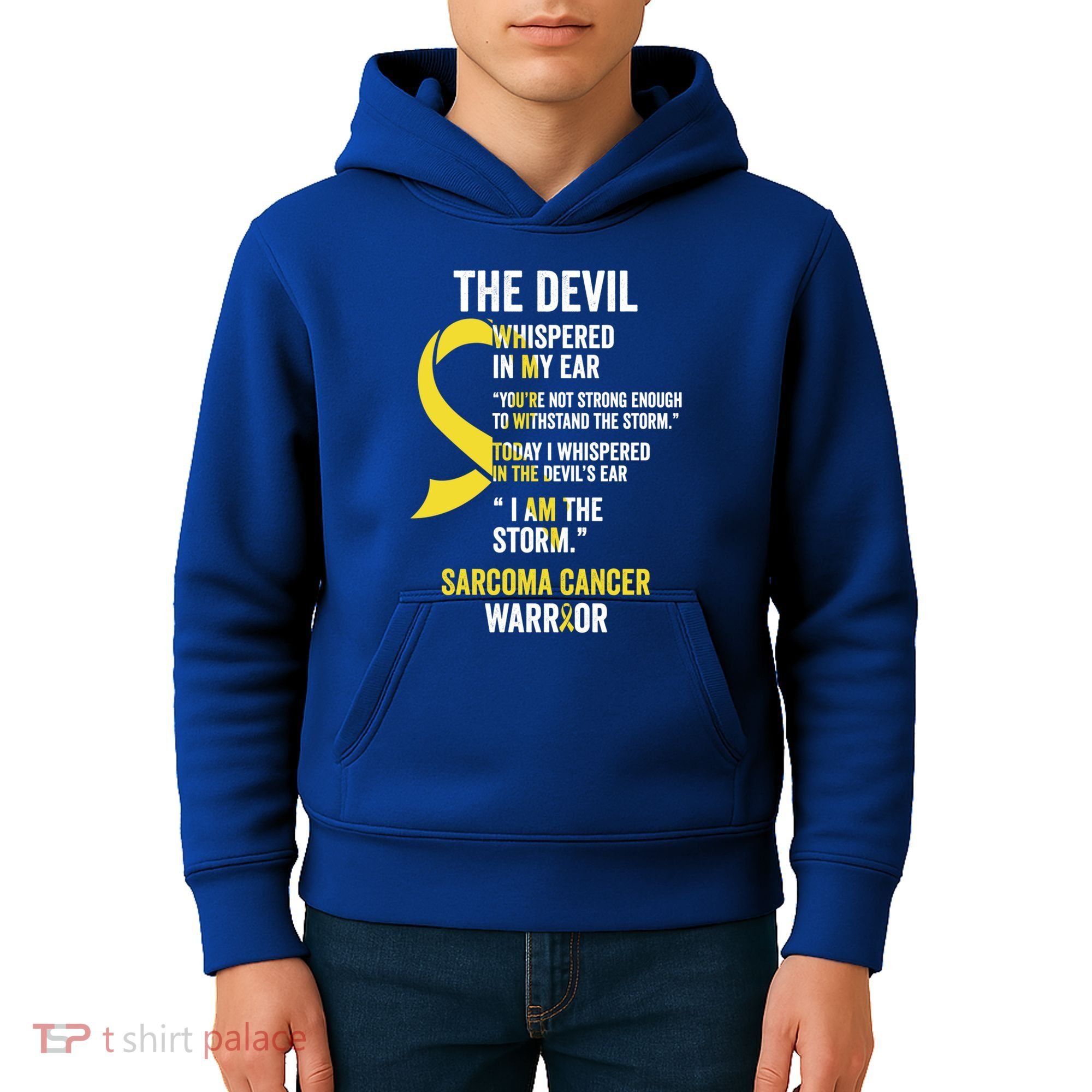 The Devilgift Sarcoma Cancer Awareness Item Great Gift Kids Hoodie