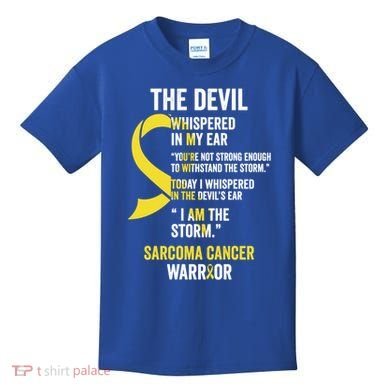 The Devilgift Sarcoma Cancer Awareness Item Great Gift Kids T-Shirt