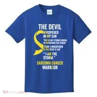 The Devilgift Sarcoma Cancer Awareness Item Great Gift Kids T-Shirt thumb 0