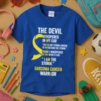 The Devilgift Sarcoma Cancer Awareness Item Great Gift Kids T-Shirt thumb 3