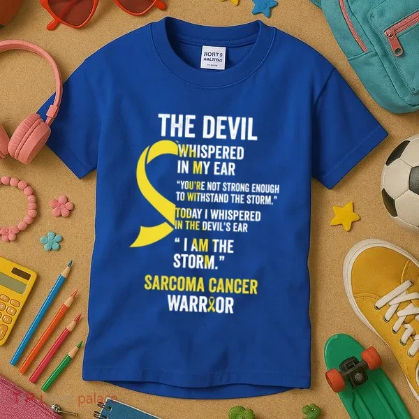 The Devilgift Sarcoma Cancer Awareness Item Great Gift Kids T-Shirt