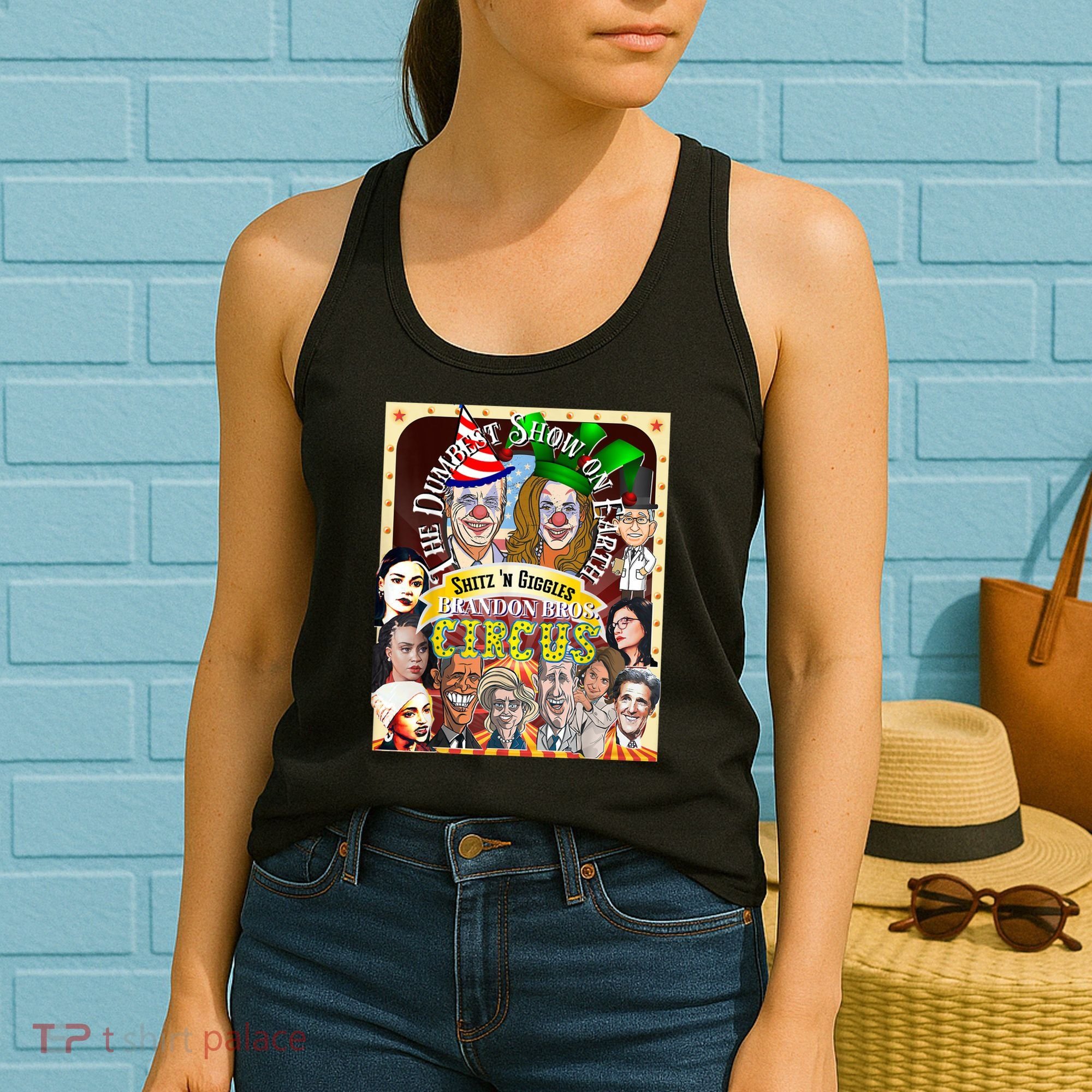The Dumbest Show On Earth Circus Anti Democratic  Women's Tank Top