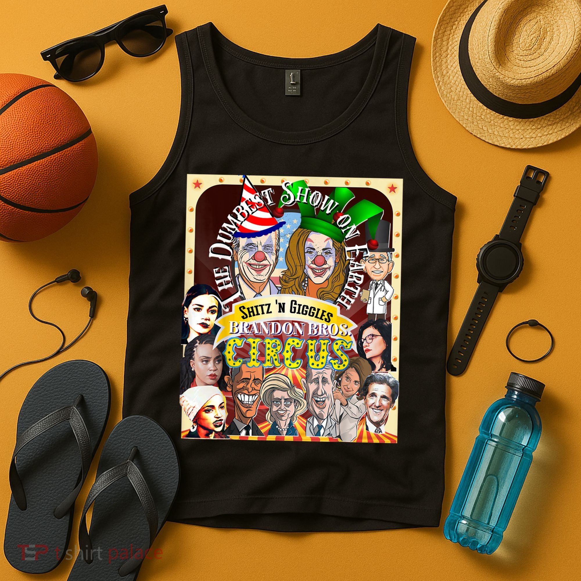 The Dumbest Show On Earth Circus Anti Democratic  Tank Top