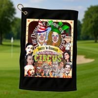The Dumbest Show On Earth Circus Anti Democratic  Golf Towel thumb 1