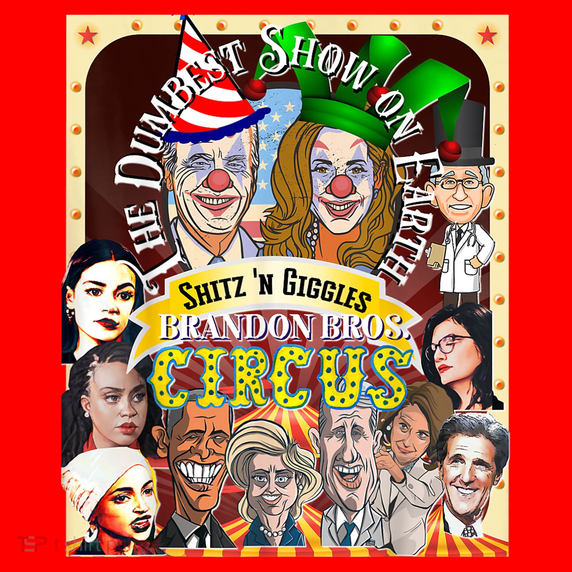 The Dumbest Show On Earth Circus Anti Democratic  Santa Hat