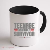Teenage Daughter Survivor Funny Parent Gift Coffee Mug thumb 1