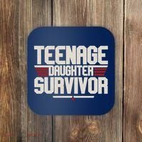 Teenage Daughter Survivor Funny Parent Gift Coaster thumb 0