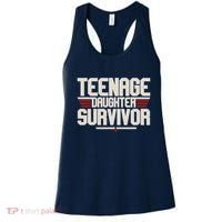 Teenage Daughter Survivor Funny Parent Gift Women's Tank Top thumb 0