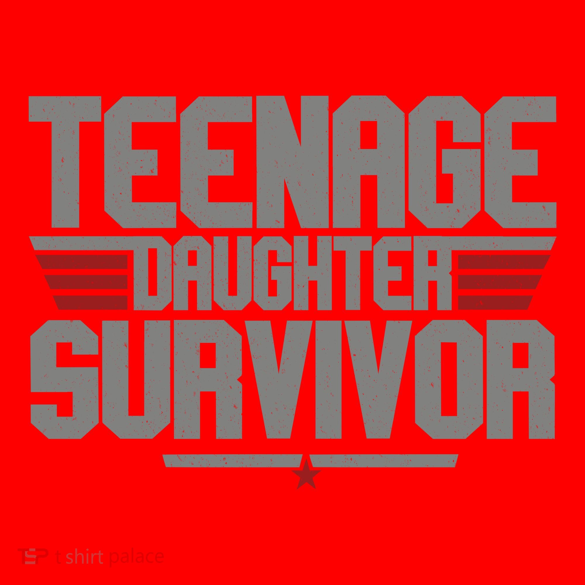 Teenage Daughter Survivor Funny Parent Gift Santa Hat