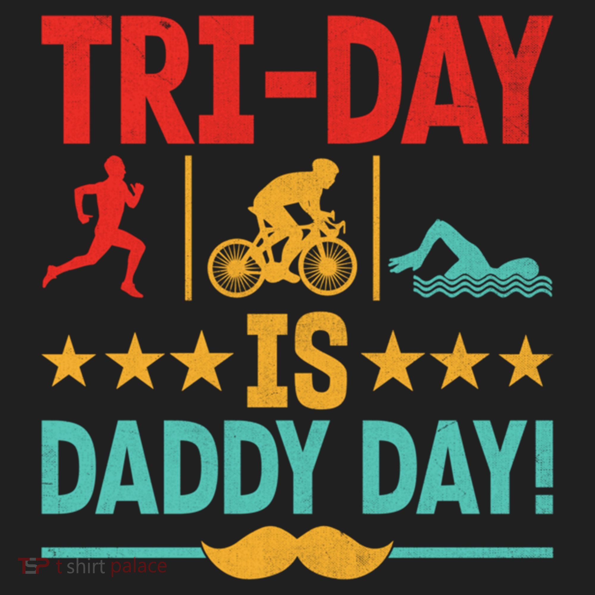 Triathlon Dad Swim Bike Run Triathlete Funny Iron Father Great Gift Hat