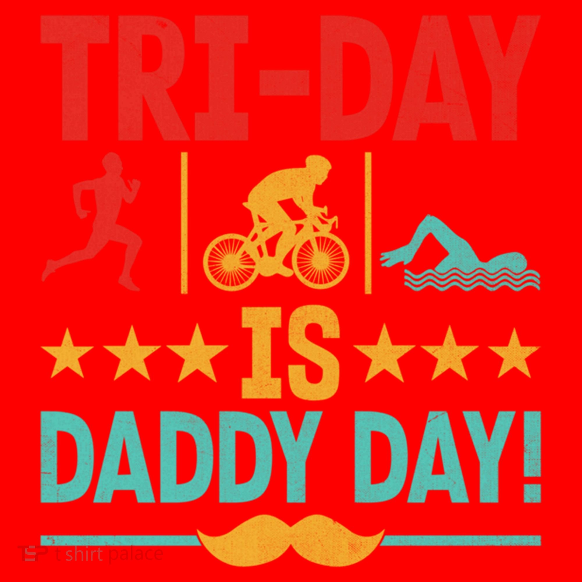 Triathlon Dad Swim Bike Run Triathlete Funny Iron Father Great Gift Santa Hat